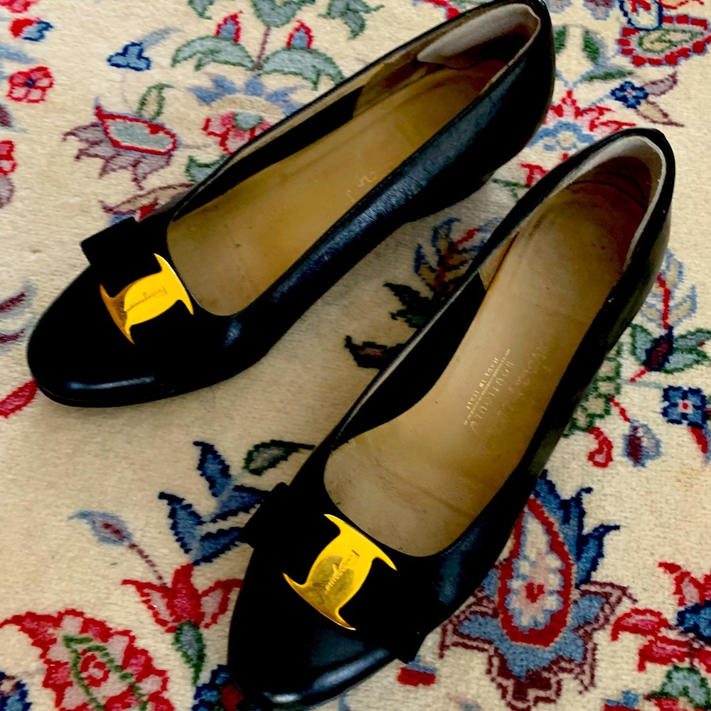 Salvatore Ferragamo kitten heels